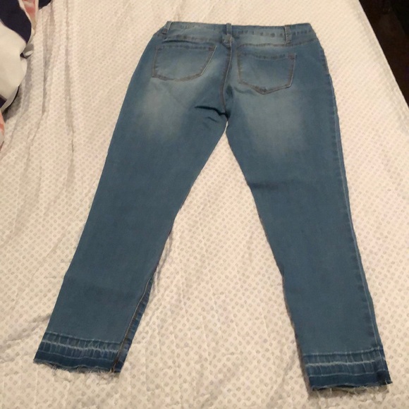 Blue notes cropped low rise jegging - Picture 2 of 2